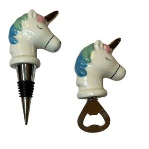 Modern Expressions Drinkware Accessories - Unicorn Bottle Opener & Wine Stopper